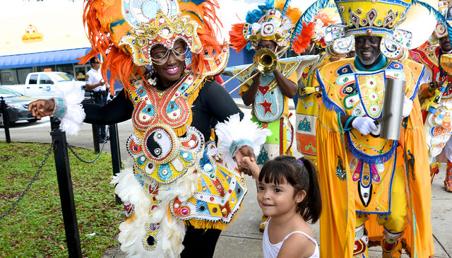 Parading through Downtown Miami