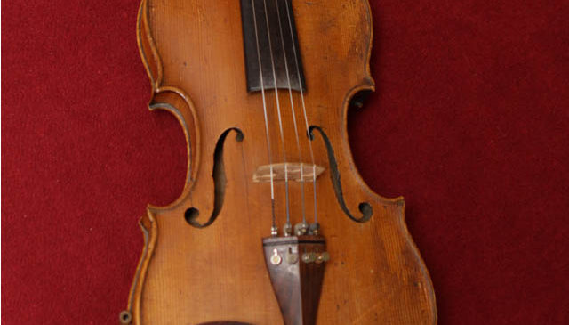 James Kelly's fiddle was made in Alsace-Lorraine in 1812. James' father purchased the fiddle in Dublin in 1960.